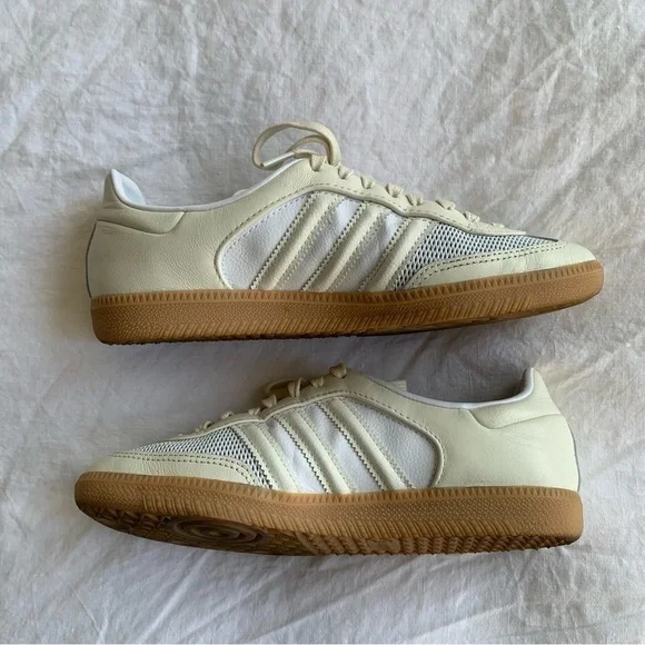 Adidas Samba OG Trainers Sneakers Shoes Cloud White/Off White/Gum 3 - Picture 3 of 7